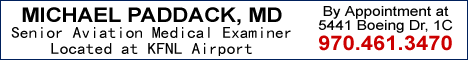 Dr Michael Paddack, Senior Aviation Medical Examiner - Office at 5441 Boeing Dr - FNL Airport