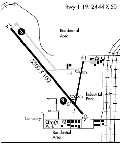 Fremont Muni airport diagram