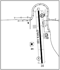 William R. Pogue Muni airport diagram William R. Pogue Muni airport diagram