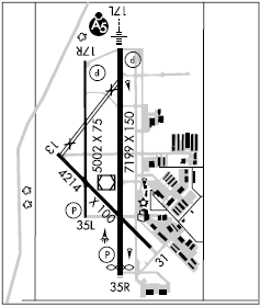 Wiley Post airport diagram Wiley Post airport diagram