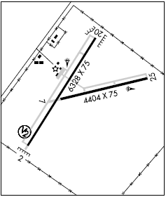 Raton Muni/Crews Field airport diagram