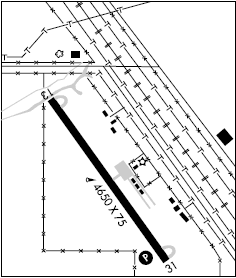 Plains airport diagram